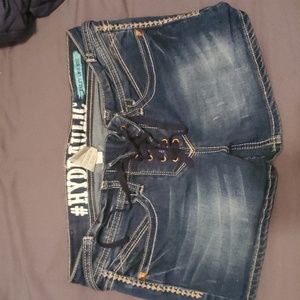 Junior's denim shorts